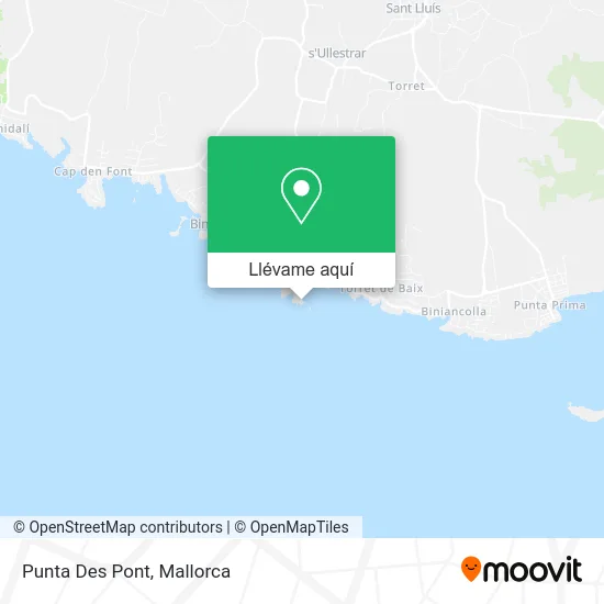 Mapa Punta Des Pont