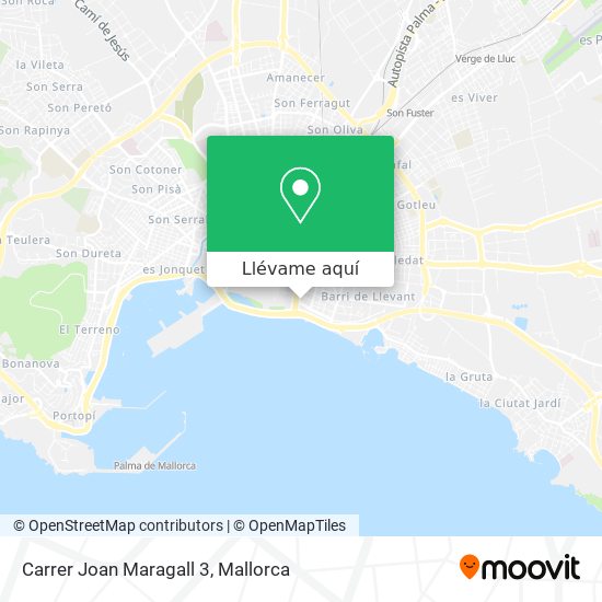 Mapa Carrer Joan Maragall 3