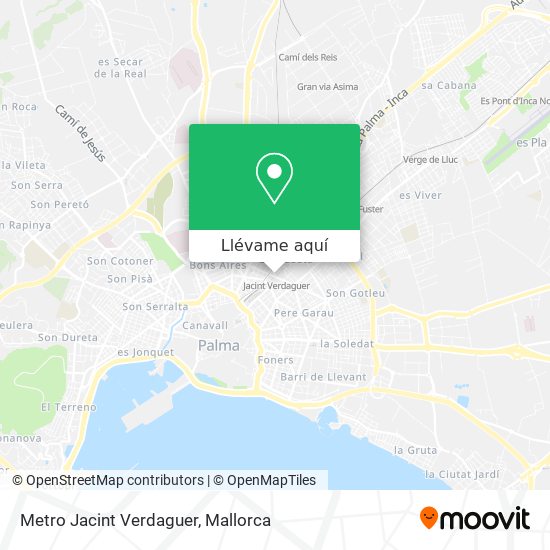 Mapa Metro Jacint Verdaguer