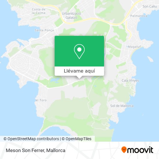 Mapa Meson Son Ferrer
