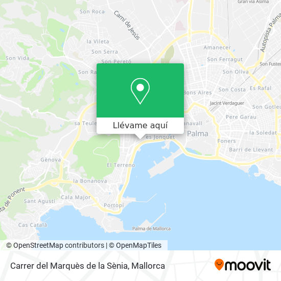 Mapa Carrer del Marquès de la Sènia