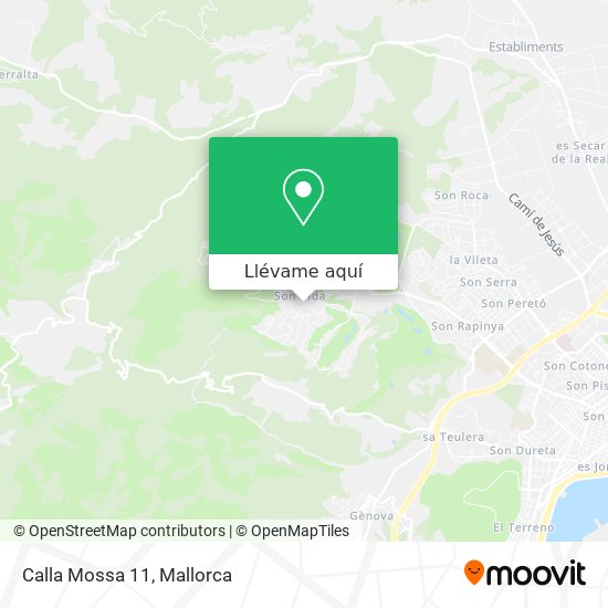 Mapa Calla Mossa 11