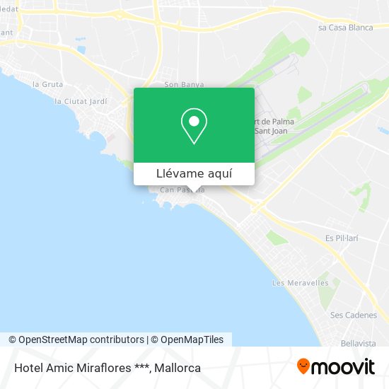 Mapa Hotel Amic Miraflores ***