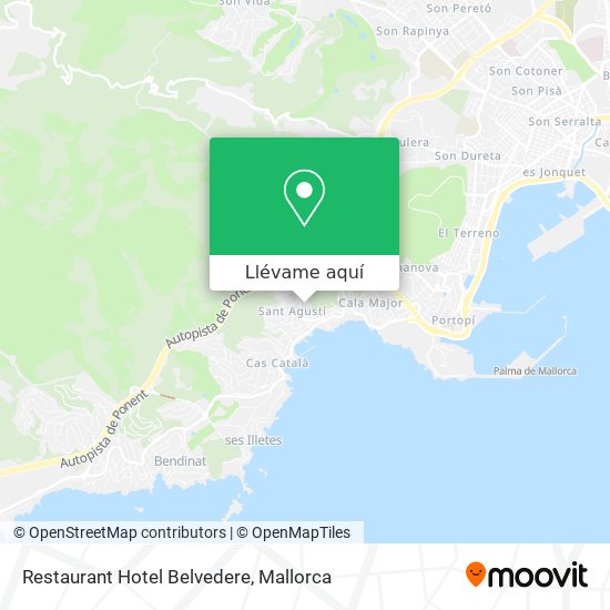 Mapa Restaurant Hotel Belvedere