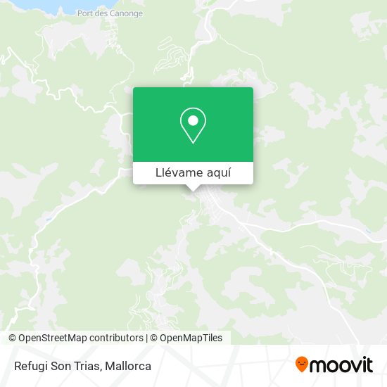 Mapa Refugi Son Trias