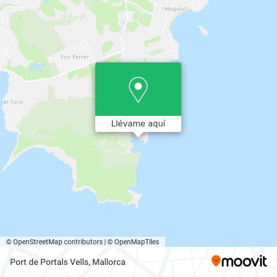 Mapa Port de Portals Vells