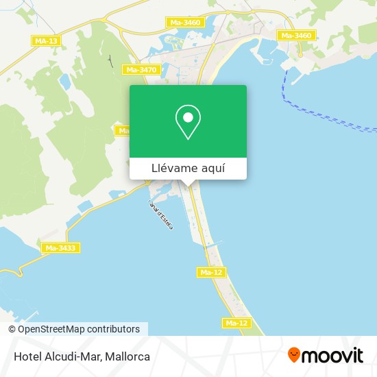 Mapa Hotel Alcudi-Mar