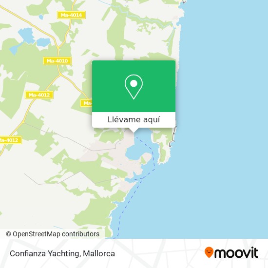 Mapa Confianza Yachting