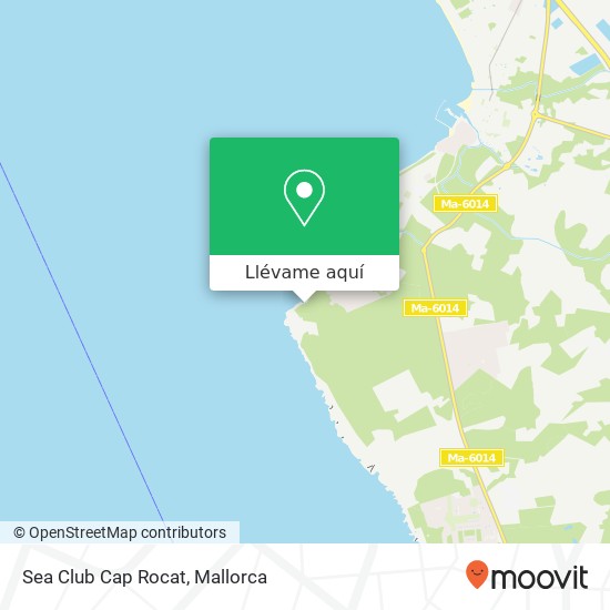 Mapa Sea Club Cap Rocat