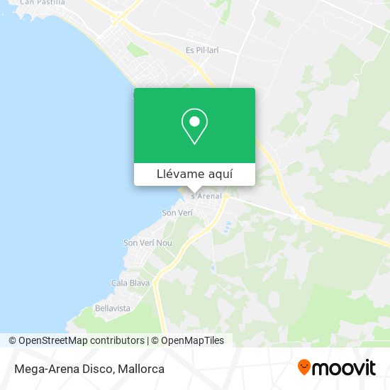 Mapa Mega-Arena Disco