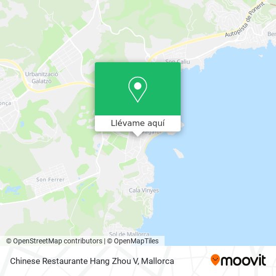 Mapa Chinese Restaurante Hang Zhou V