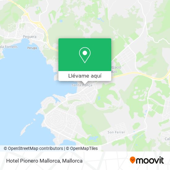 Mapa Hotel Pionero Mallorca