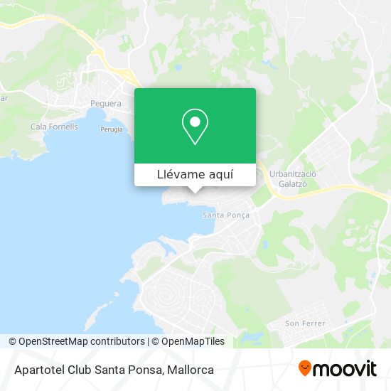 Mapa Apartotel Club Santa Ponsa
