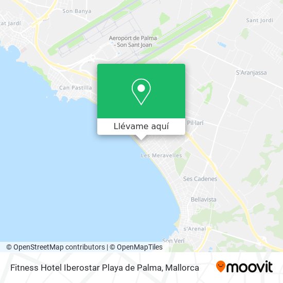 Mapa Fitness  Hotel Iberostar Playa de Palma