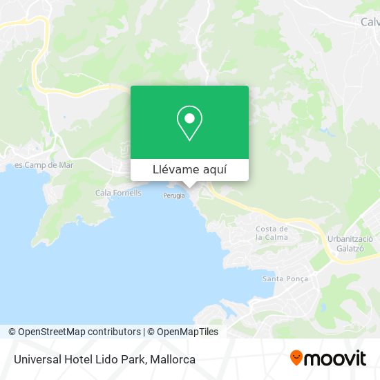 Mapa Universal Hotel Lido Park