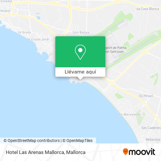 Mapa Hotel Las Arenas Mallorca