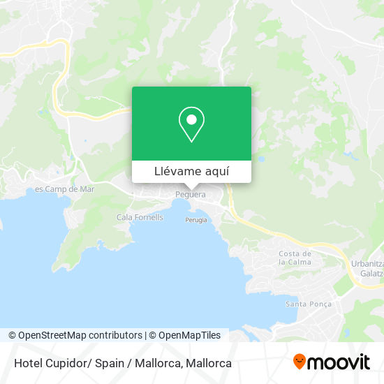 Mapa Hotel Cupidor/ Spain / Mallorca