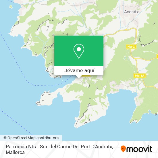 Mapa Parròquia Ntra. Sra. del Carme Del Port D'Andratx