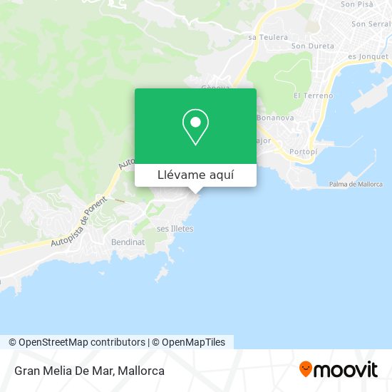 Mapa Gran Melia De Mar