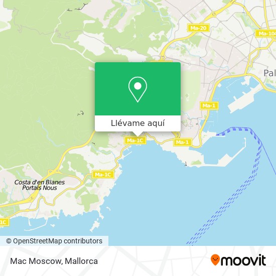 Mapa Mac Moscow