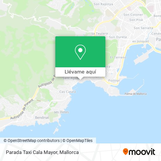 Mapa Parada Taxi Cala Mayor