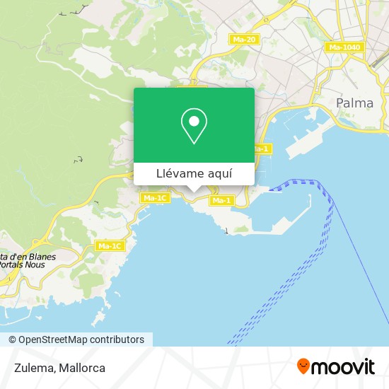 Mapa Zulema
