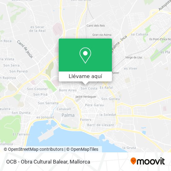 Mapa OCB - Obra Cultural Balear