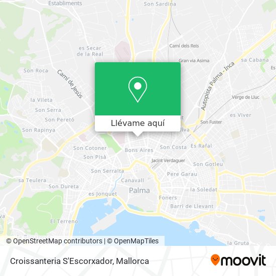 Mapa Croissanteria S'Escorxador