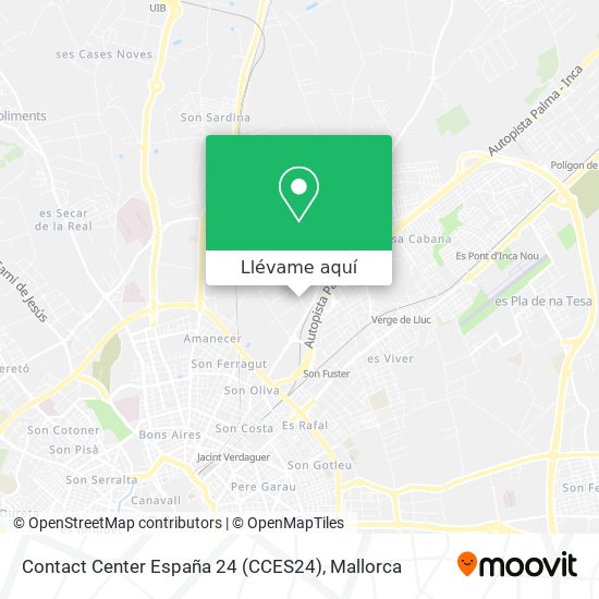 Mapa Contact Center España 24 (CCES24)