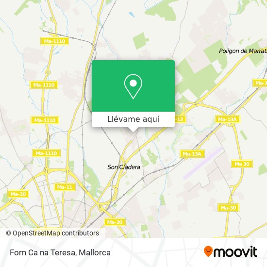 Mapa Forn Ca na Teresa