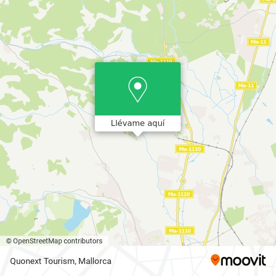 Mapa Quonext Tourism