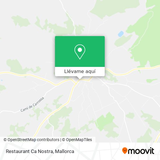 Mapa Restaurant Ca Nostra