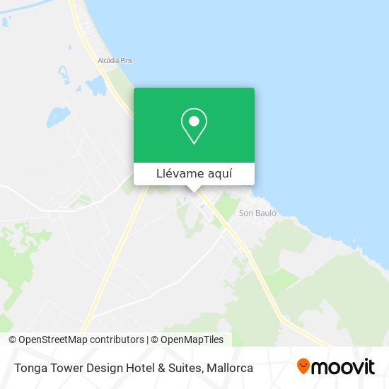 Mapa Tonga Tower Design Hotel & Suites
