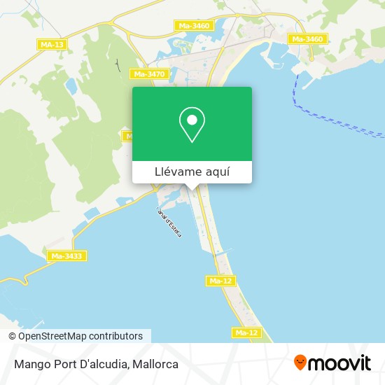 Mapa Mango Port D'alcudia