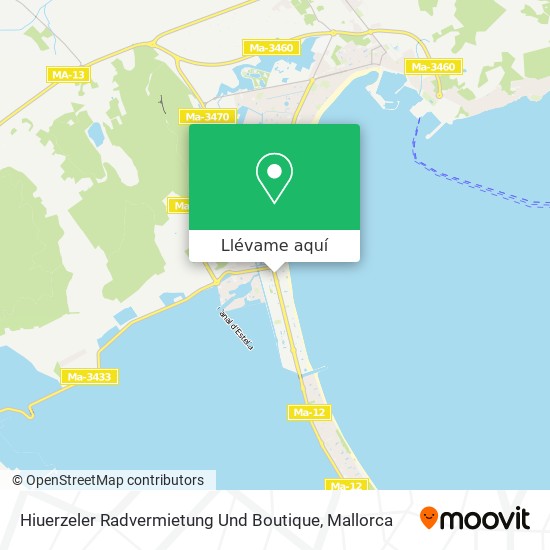 Mapa Hiuerzeler Radvermietung Und Boutique