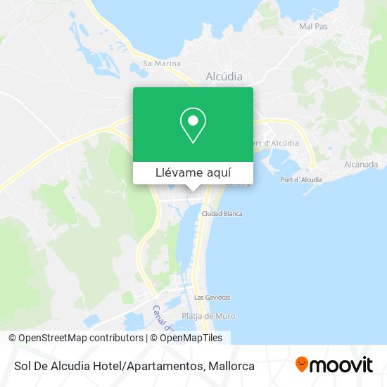 Mapa Sol De Alcudia Hotel / Apartamentos