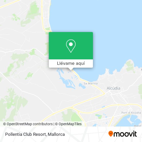 Mapa Pollentia Club Resort