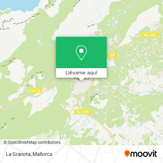 Mapa La Granota