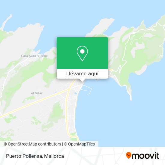 Mapa Puerto Pollensa
