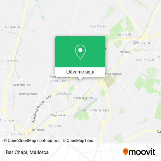 Mapa Bar Chapi