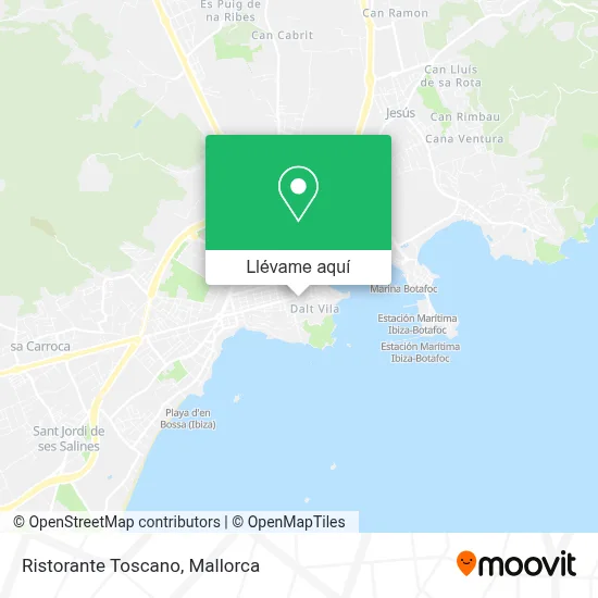 Mapa Ristorante Toscano