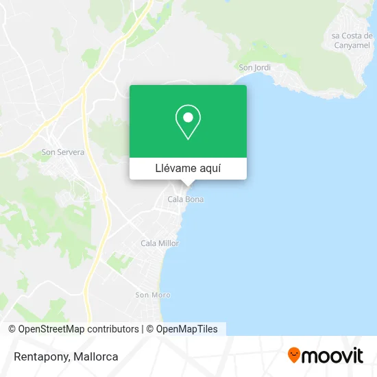 Mapa Rentapony