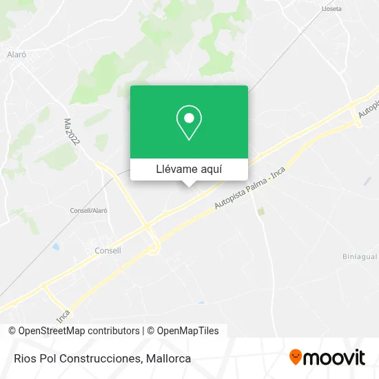 Mapa Rios Pol Construcciones