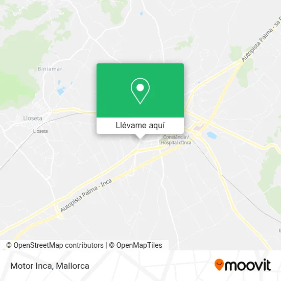 Mapa Motor Inca