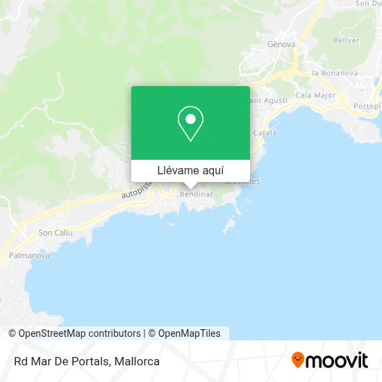 Mapa Rd Mar De Portals