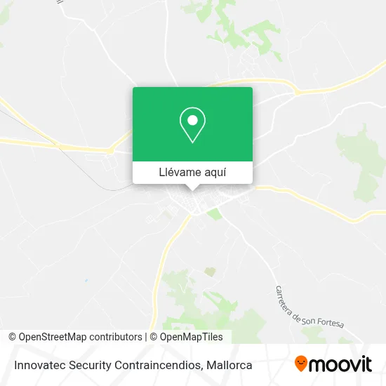 Mapa Innovatec Security Contraincendios