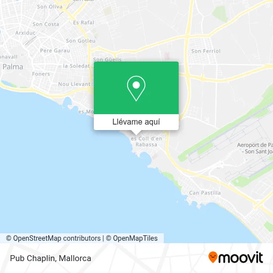 Mapa Pub Chaplin