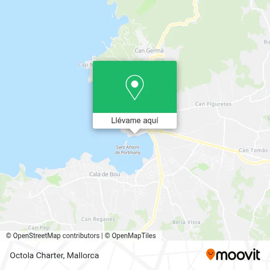 Mapa Octola Charter
