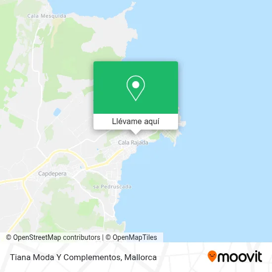 Mapa Tiana Moda Y Complementos