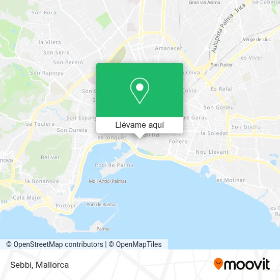 Mapa Sebbi